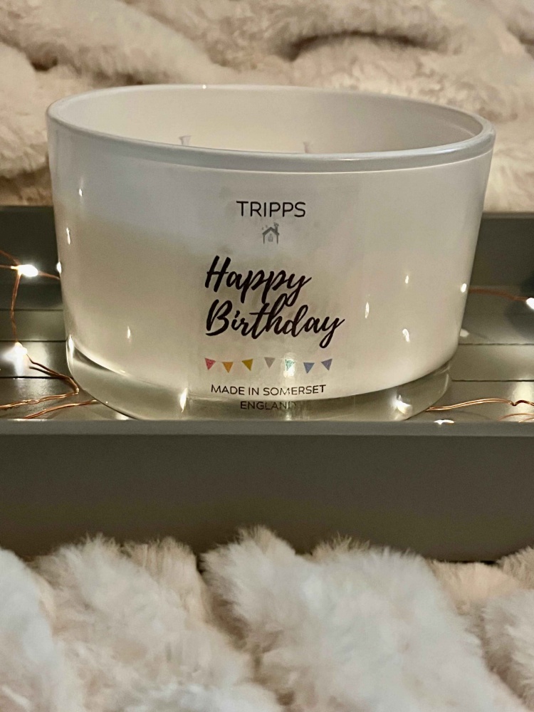 Happy Birthday Candle Large